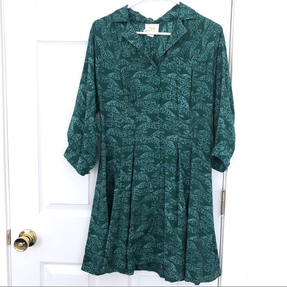 maeve leopard dress